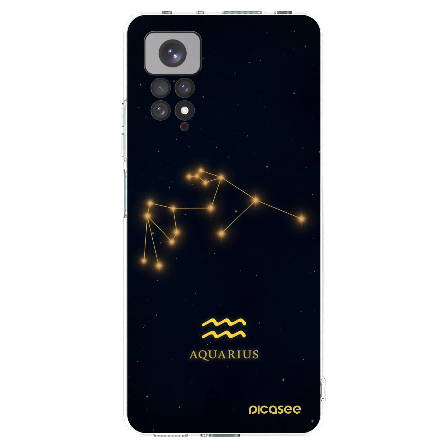 Picasee silikonowe przeźroczyste etui na Xiaomi Redmi Note 11S 4G - AQUARIUS