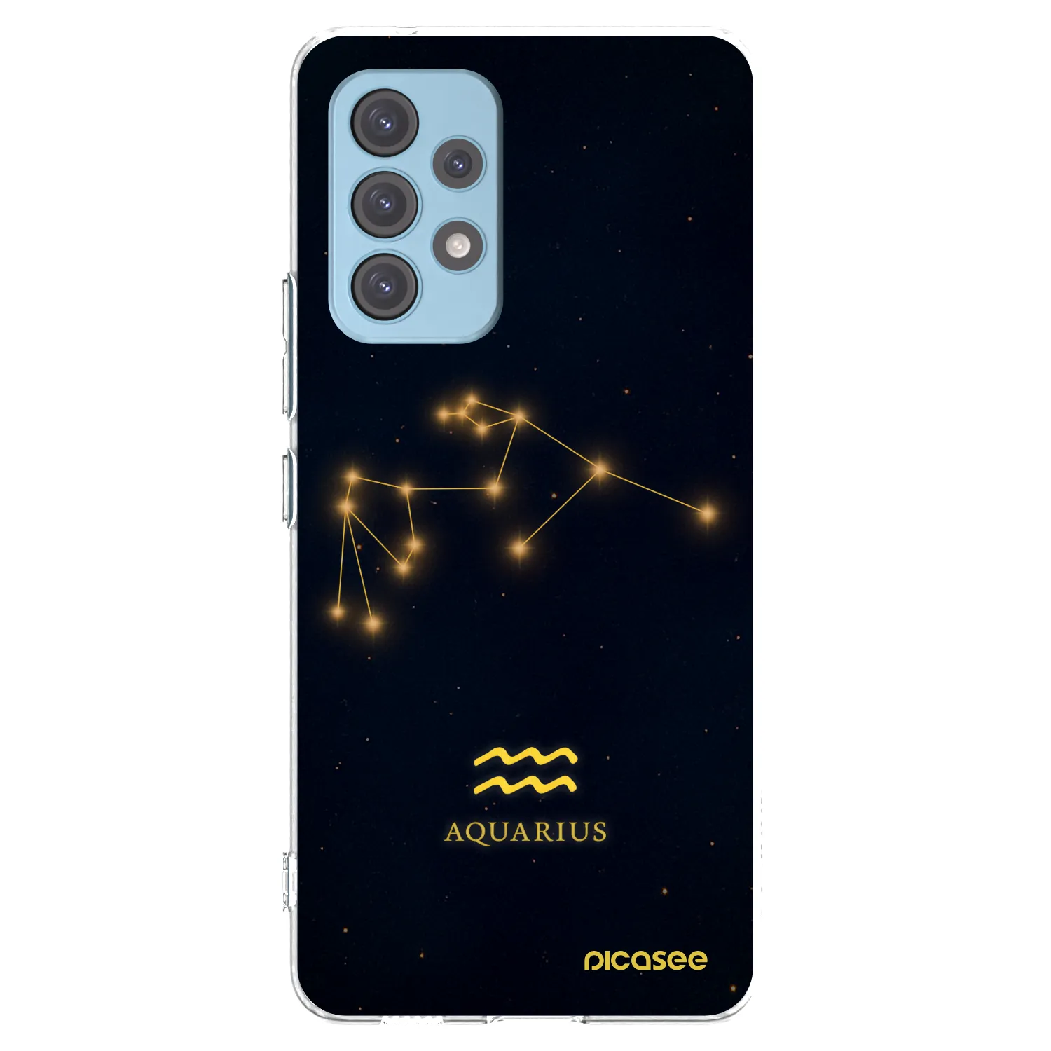Picasee silikonowe przeźroczyste etui na Samsung Galaxy A53 5G A536 - AQUARIUS