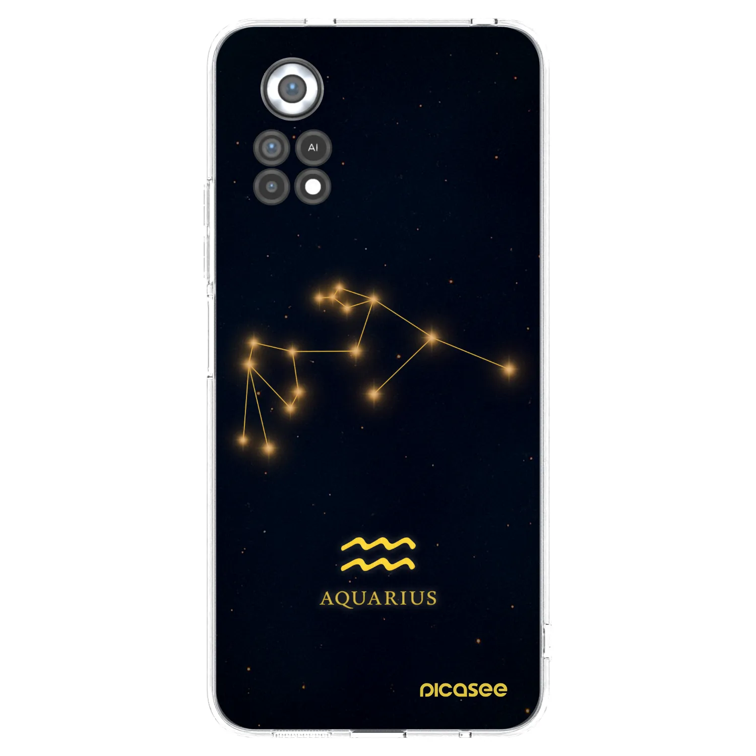 Picasee silikonowe przeźroczyste etui na Xiaomi Poco X4 Pro 5G - AQUARIUS