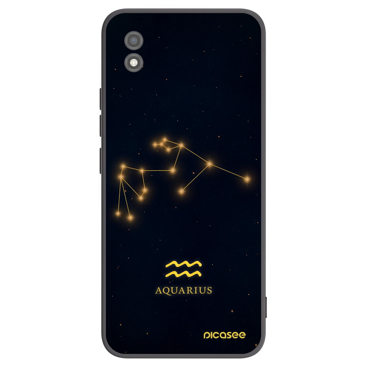 Picasee silikonowe czarne etui na Realme C11 (2021) - AQUARIUS