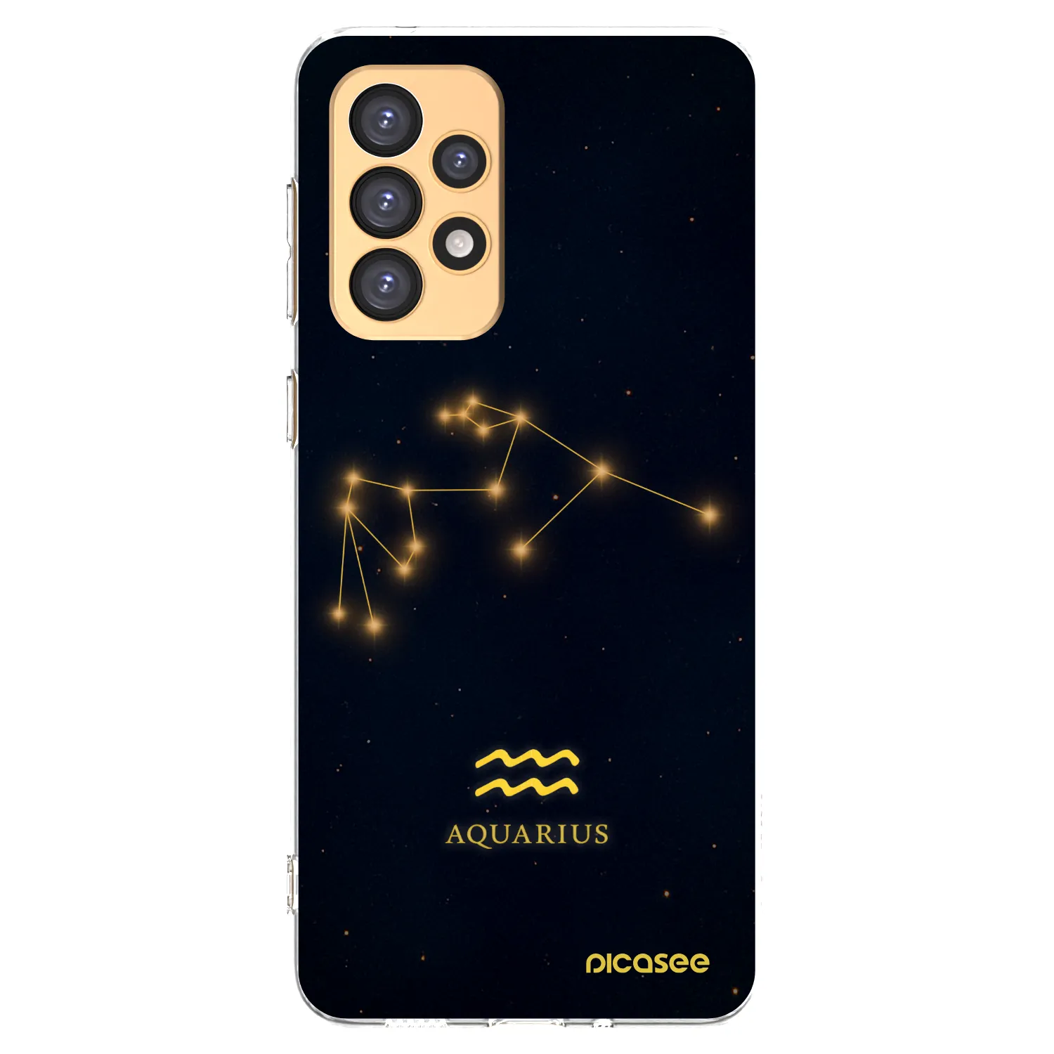 Picasee silikonowe przeźroczyste etui na Samsung Galaxy A33 5G A336 - AQUARIUS
