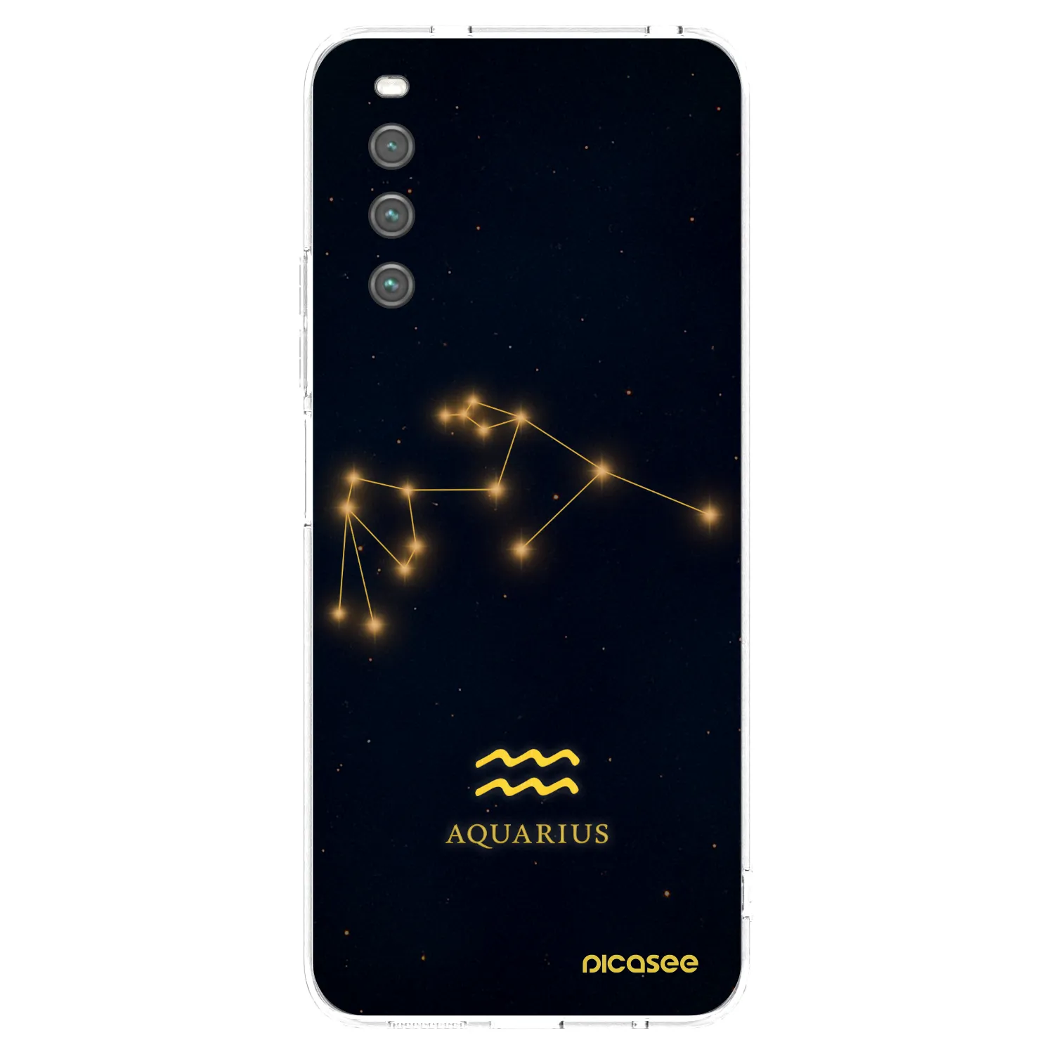 Picasee silikonowe przeźroczyste etui na Sony Xperia 10 IV 5G - AQUARIUS