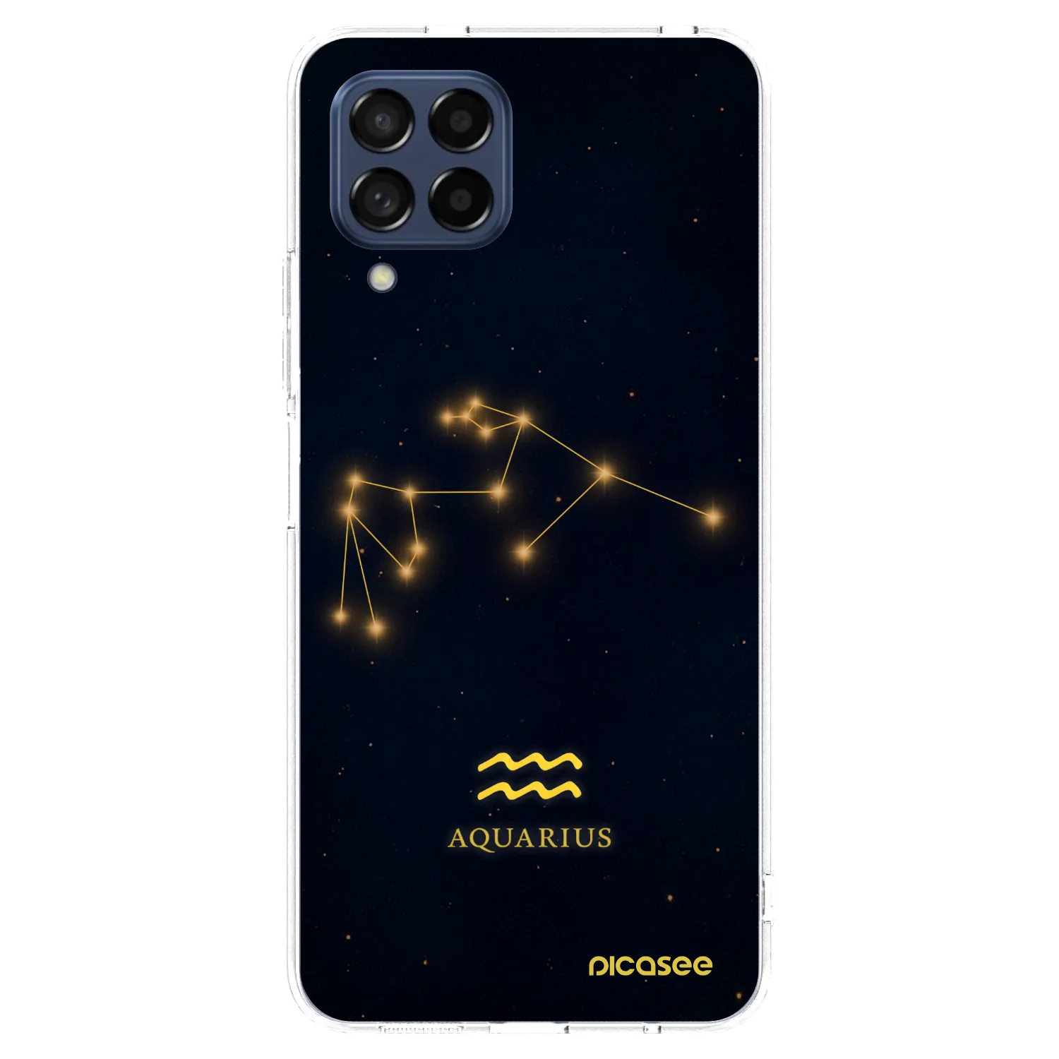 Picasee silikonowe przeźroczyste etui na Samsung Galaxy M53 5G - AQUARIUS