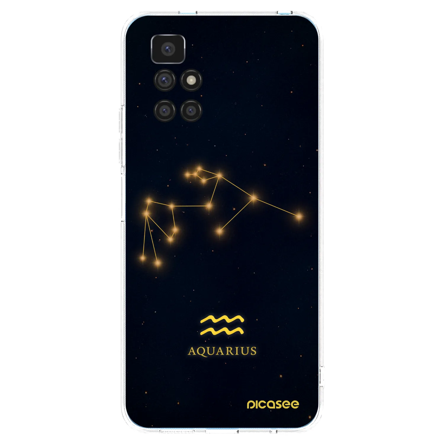 Picasee silikonowe przeźroczyste etui na Xiaomi Redmi 10 (2022) - AQUARIUS