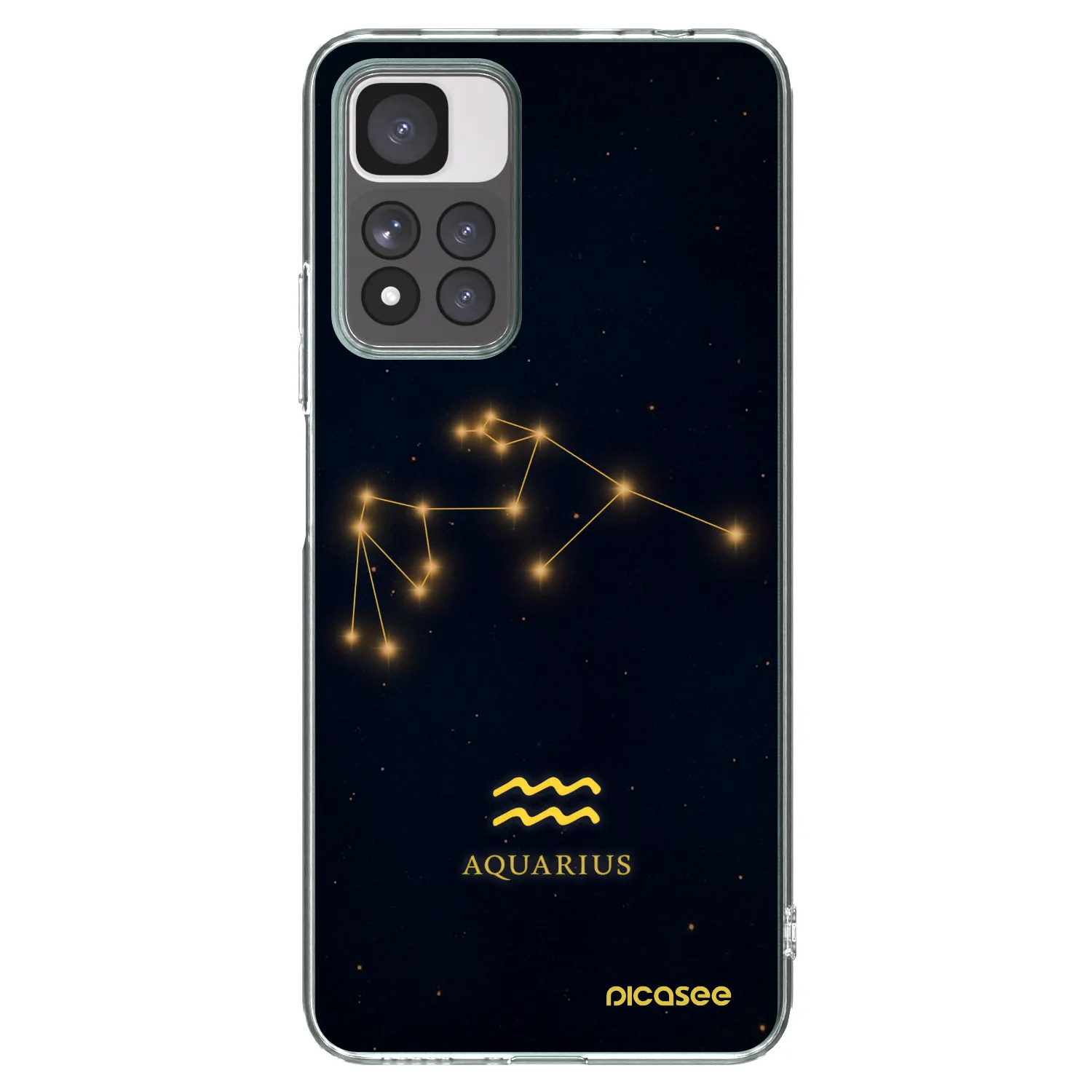 Picasee silikonowe przeźroczyste etui na Xiaomi Redmi Note 11 Pro+ 5G - AQUARIUS