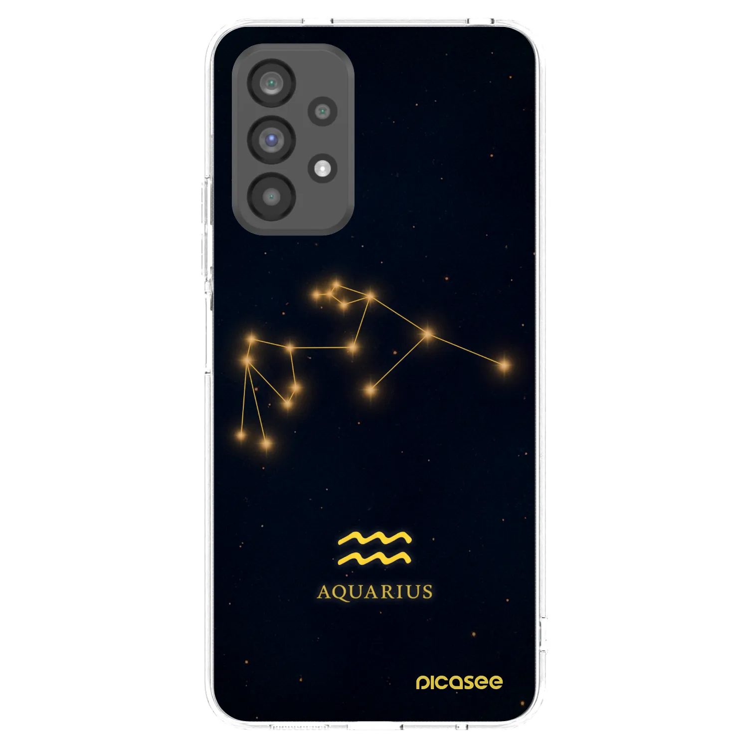 Picasee silikonowe przeźroczyste etui na Samsung Galaxy A73 5G - AQUARIUS