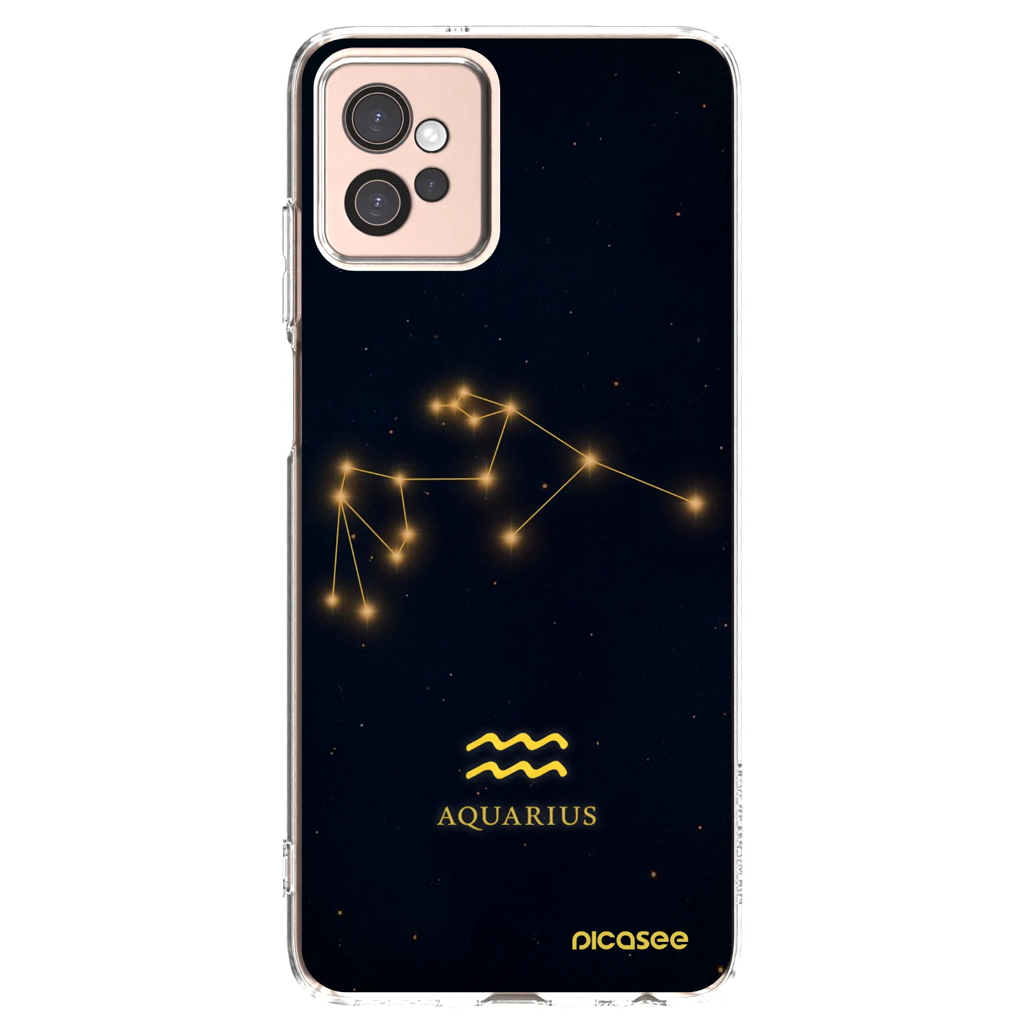 Picasee silikonowe przeźroczyste etui na Motorola Moto G32 - AQUARIUS