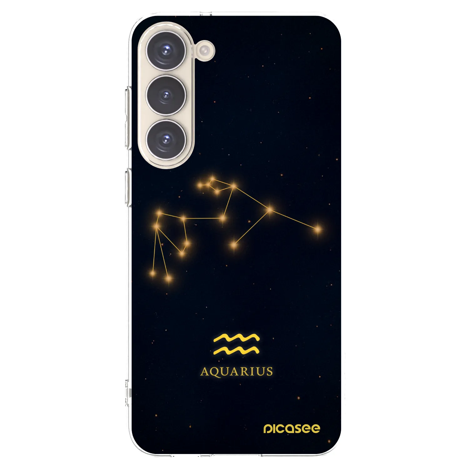 Picasee silikonowe przeźroczyste etui na Samsung Galaxy S23+ 5G - AQUARIUS