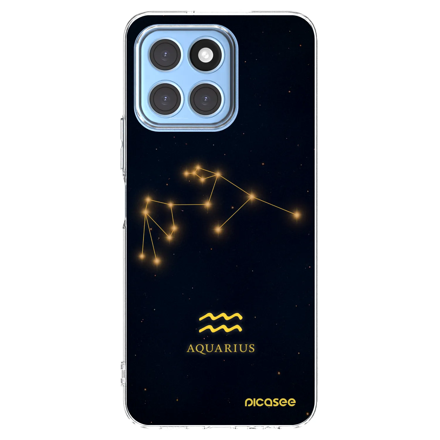 Picasee silikonowe przeźroczyste etui na Honor X6 - AQUARIUS