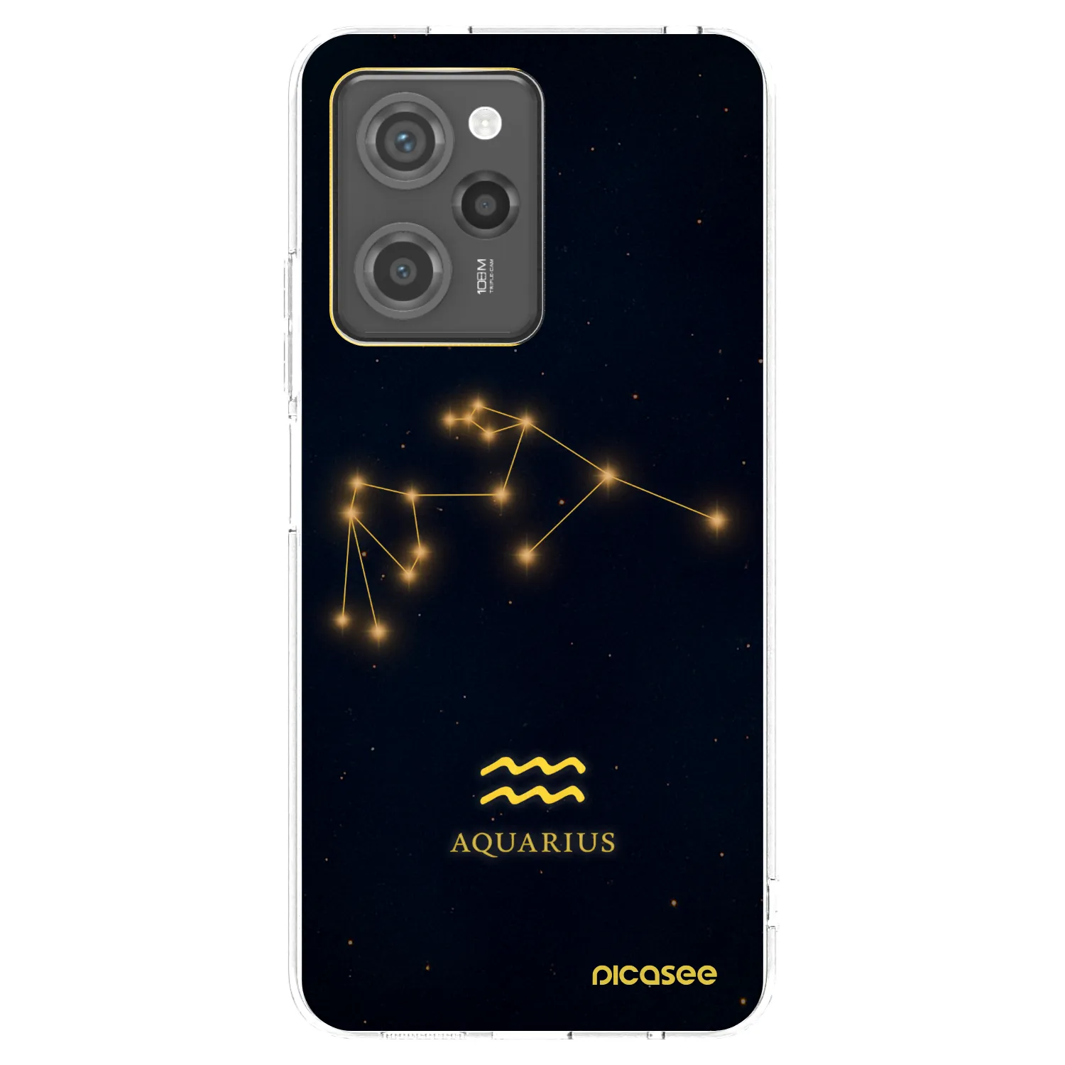 Picasee silikonowe przeźroczyste etui na Xiaomi Poco X5 Pro - AQUARIUS