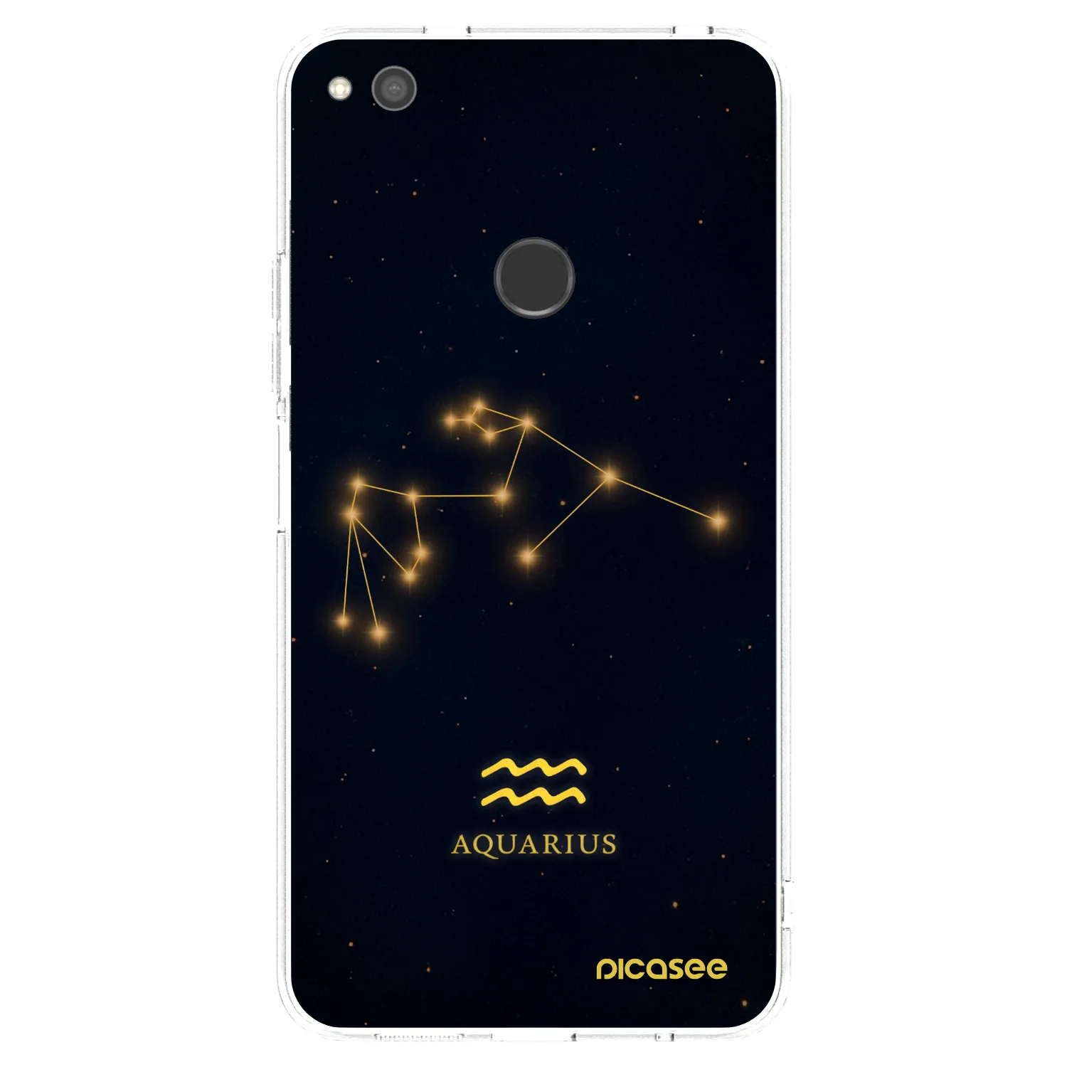 Picasee silikonowe przeźroczyste etui na Huawei P9 Lite 2017 - AQUARIUS