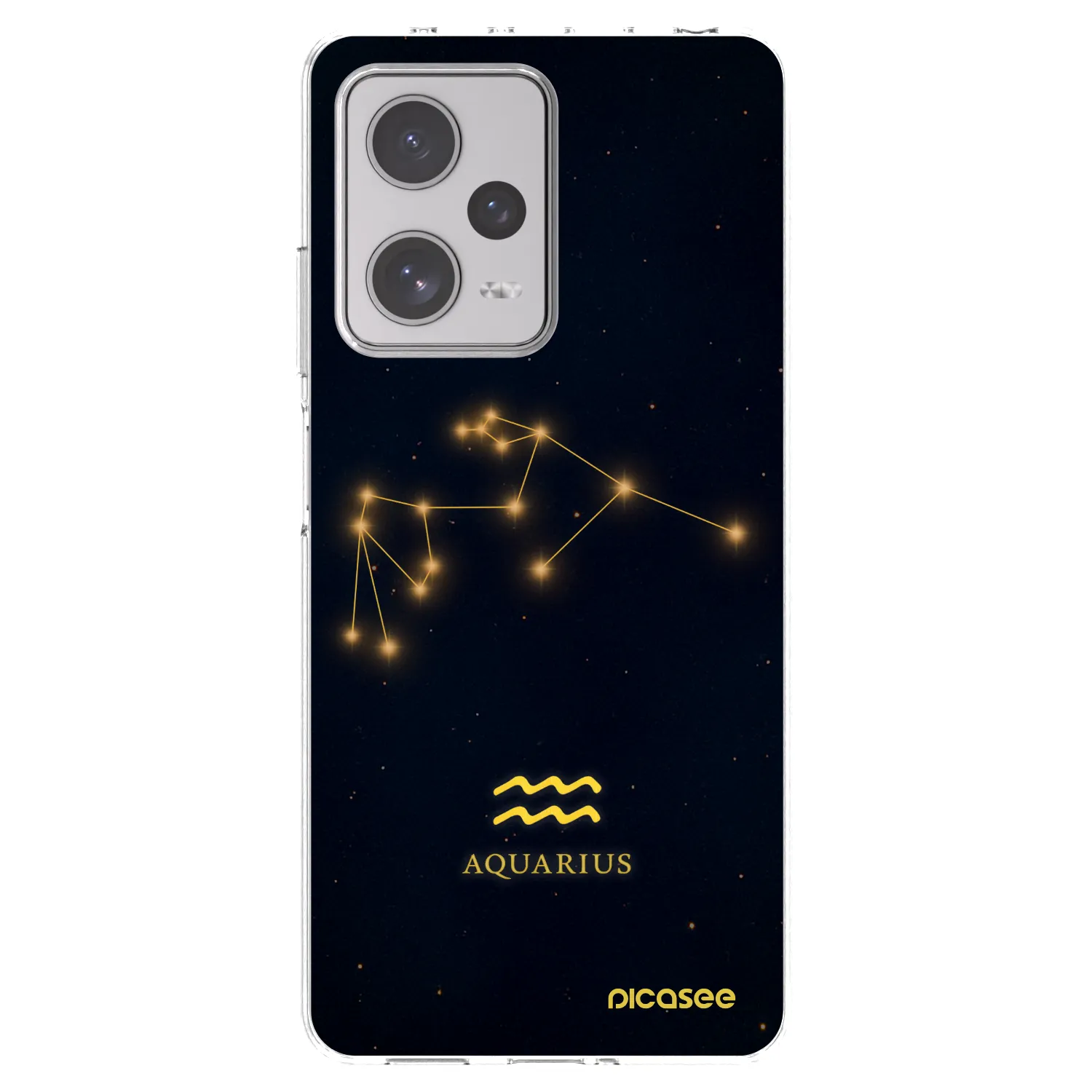 Picasee silikonowe przeźroczyste etui na Xiaomi Redmi Note 12 Pro+ 5G - AQUARIUS