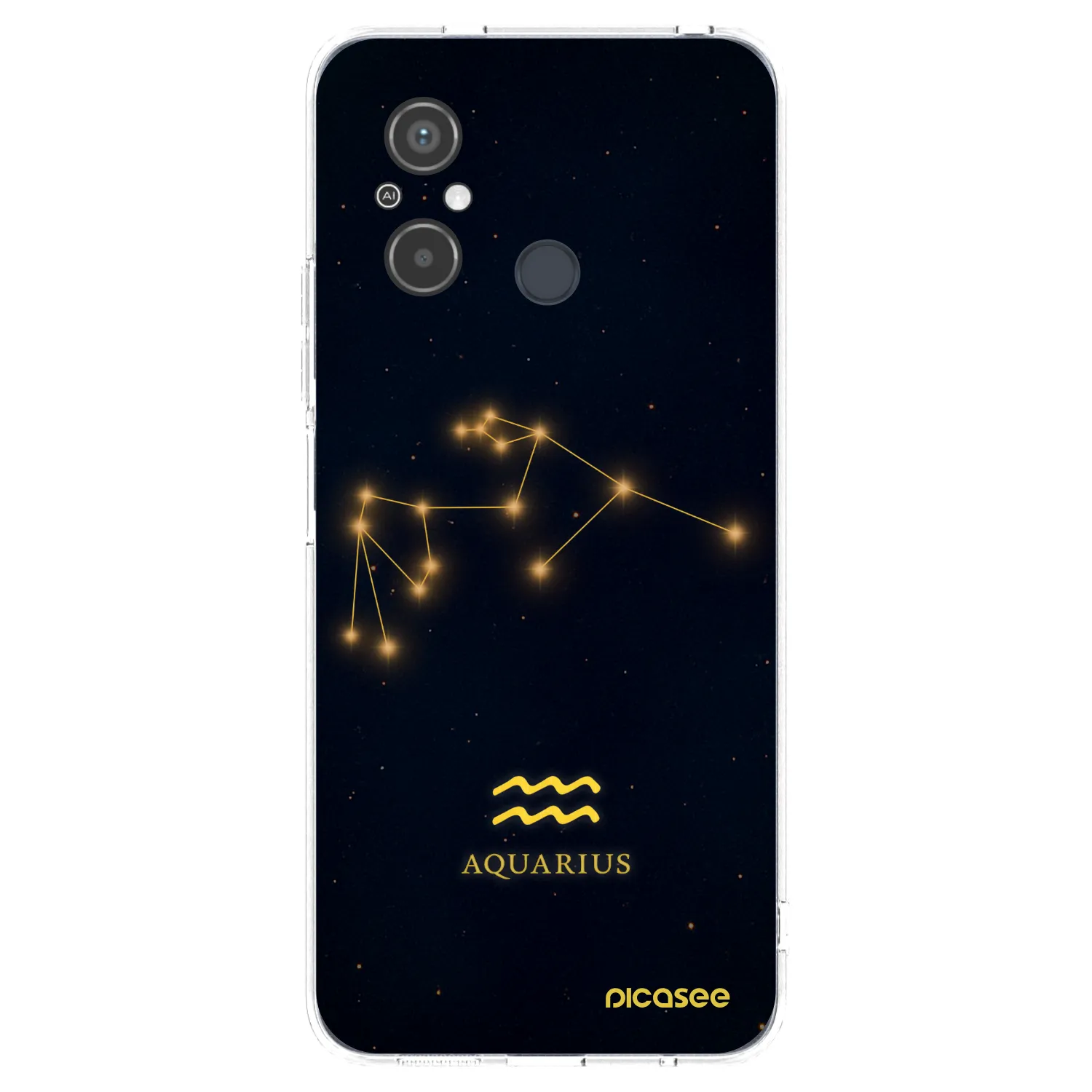Picasee silikonowe przeźroczyste etui na Xiaomi Redmi 12C - AQUARIUS