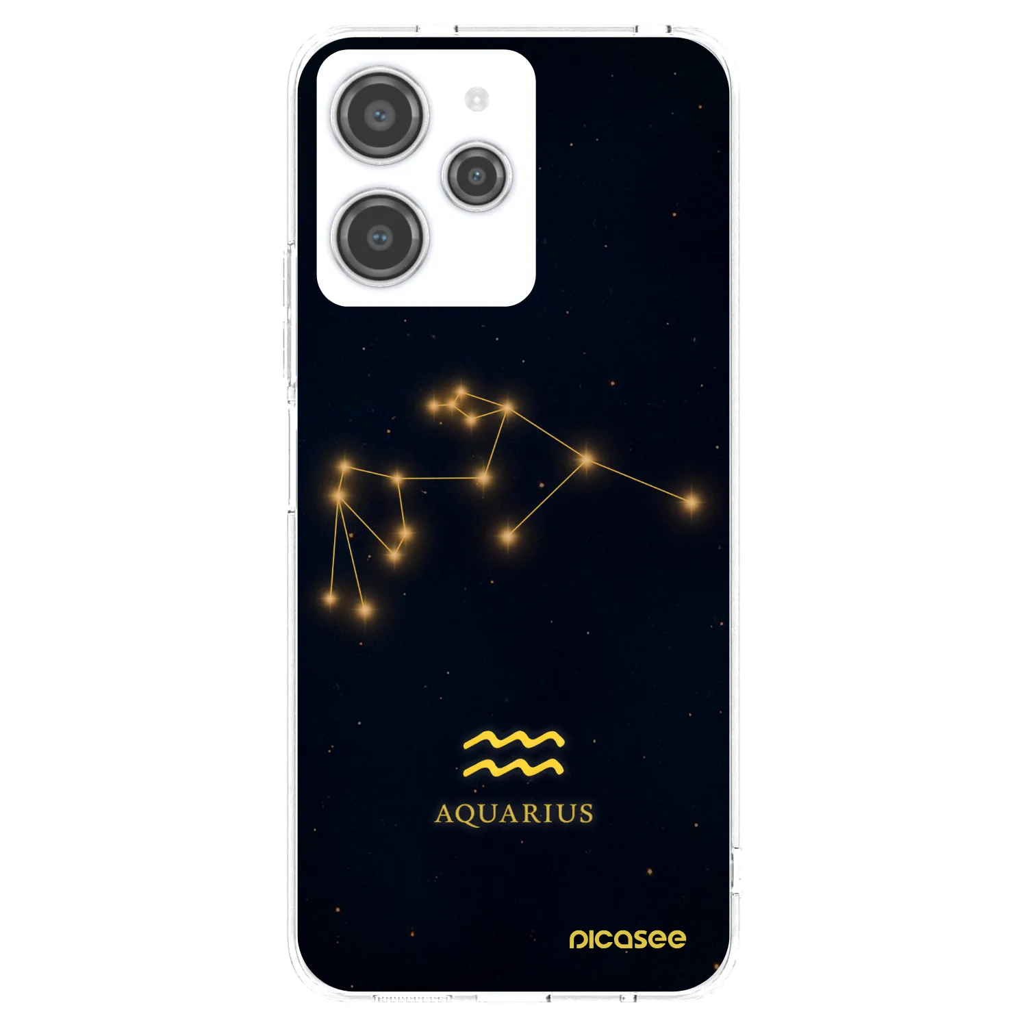 Picasee silikonowe przeźroczyste etui na Xiaomi Redmi 12 4G - AQUARIUS