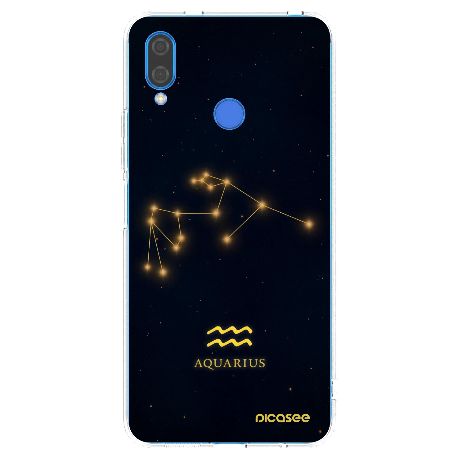 Picasee silikonowe przeźroczyste etui na Huawei Nova 3i - AQUARIUS