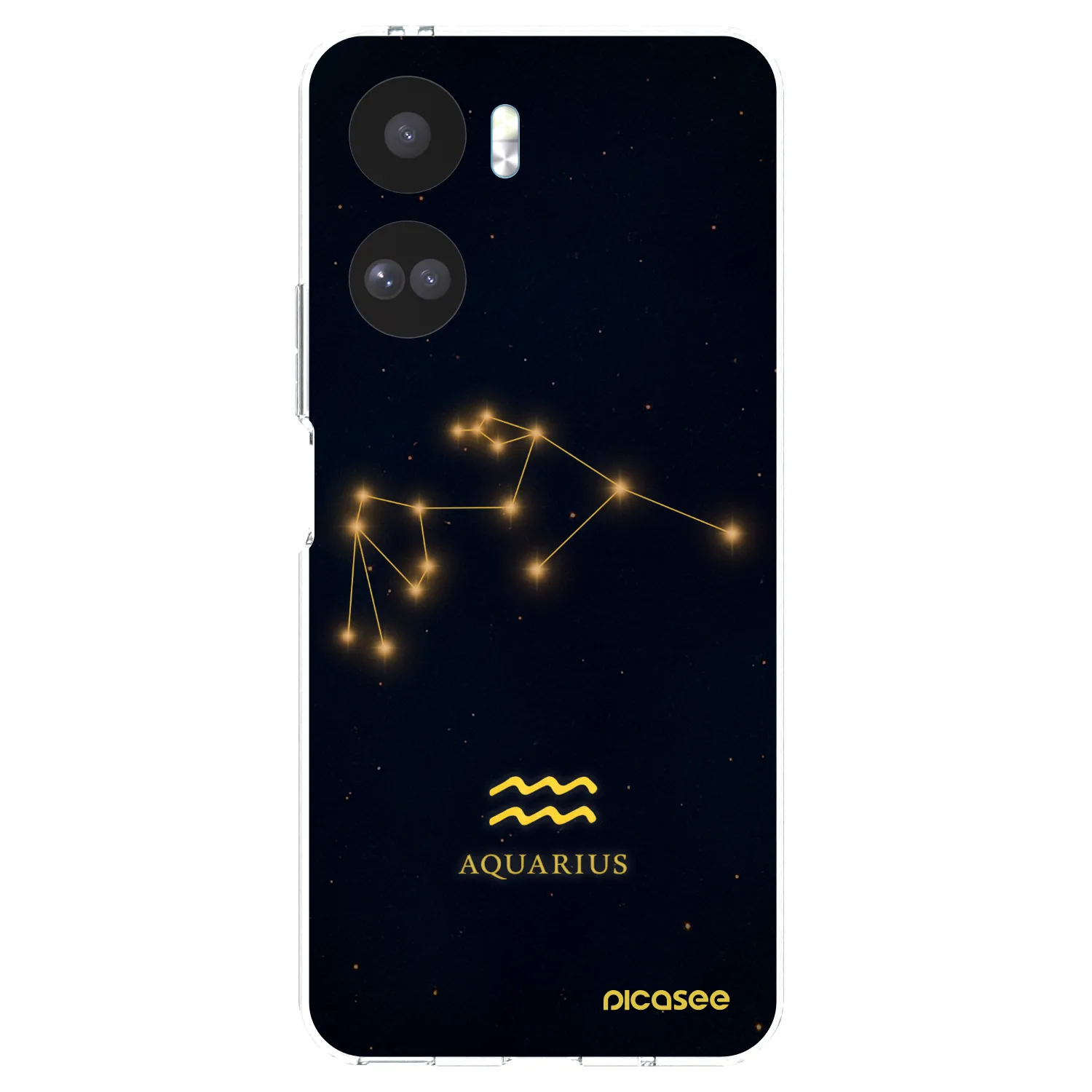 Picasee silikonowe przeźroczyste etui na Honor 90 Lite 5G - AQUARIUS