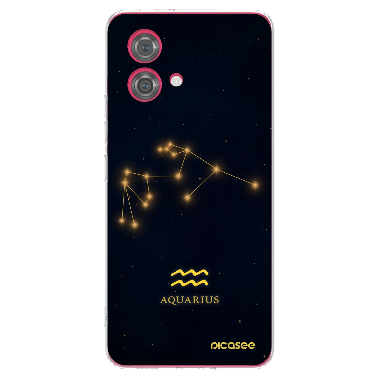 Picasee silikonowe przeźroczyste etui na Motorola Moto G84 5G - AQUARIUS