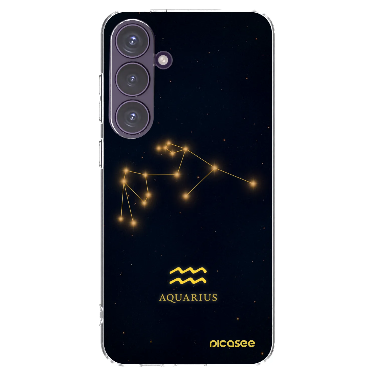 Picasee silikonowe przeźroczyste etui na Samsung Galaxy S24+ S926B 5G - AQUARIUS