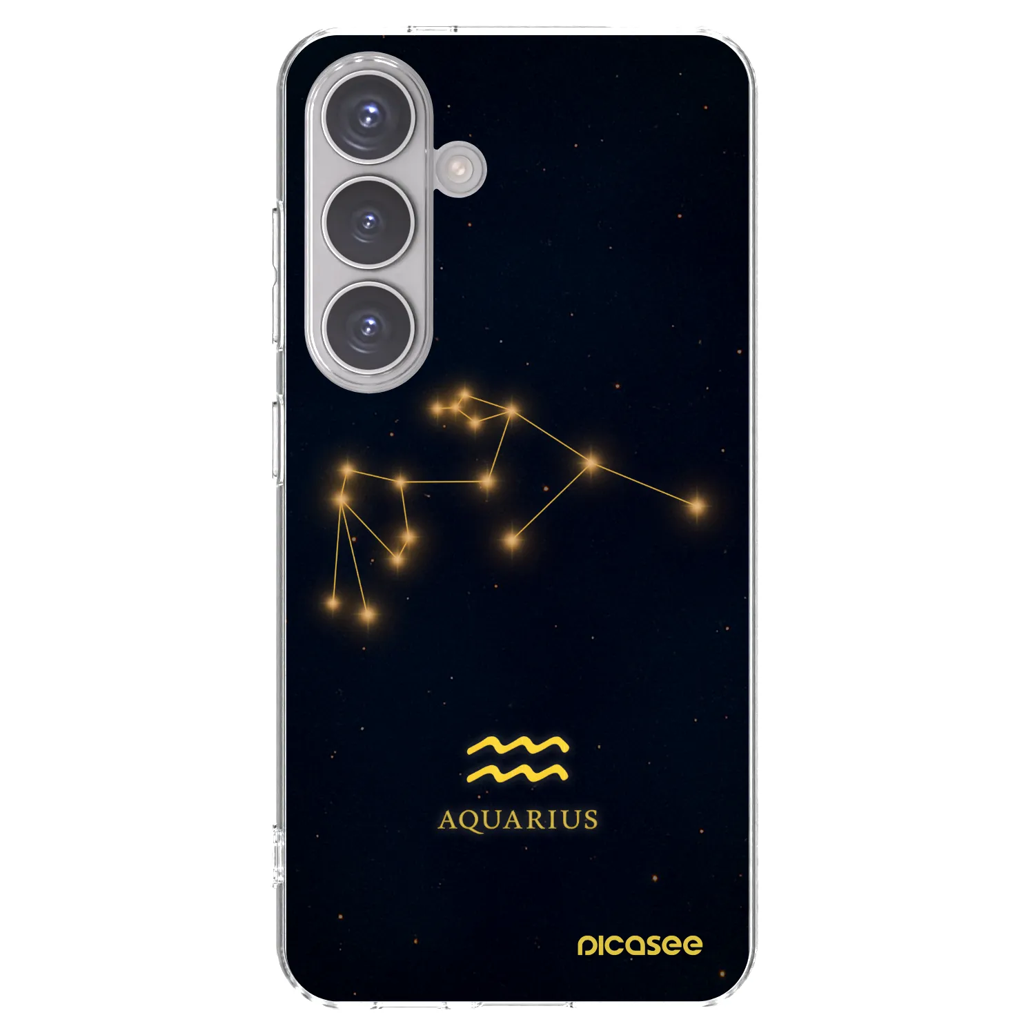 Picasee silikonowe przeźroczyste etui na Samsung Galaxy S24 S921B 5G - AQUARIUS