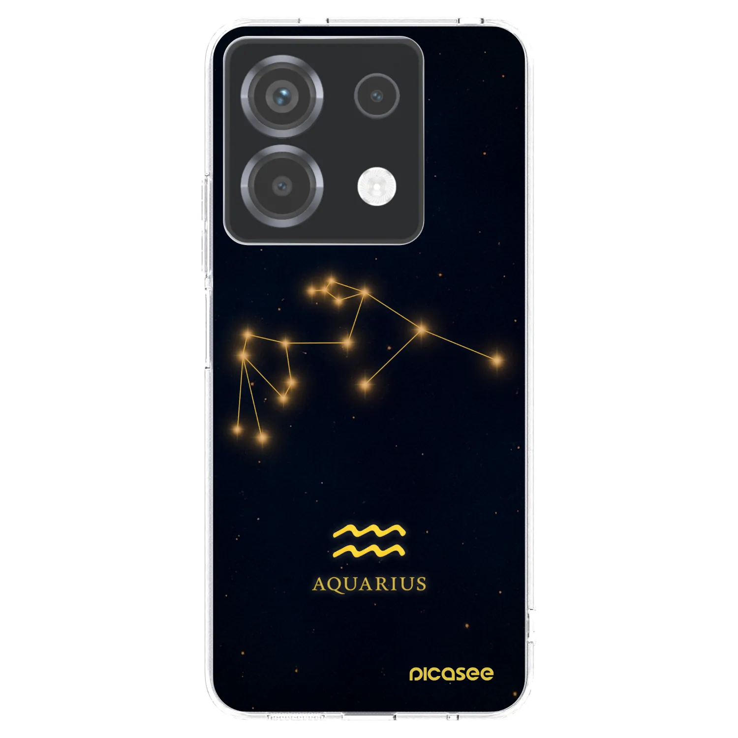 Picasee silikonowe przeźroczyste etui na Xiaomi Poco X6 - AQUARIUS