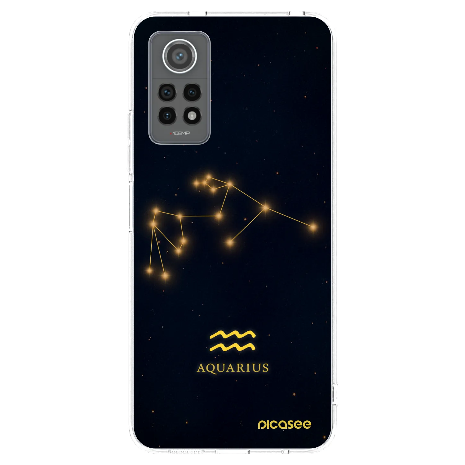 Picasee silikonowe przeźroczyste etui na Xiaomi Redmi Note 12 Pro 4G - AQUARIUS