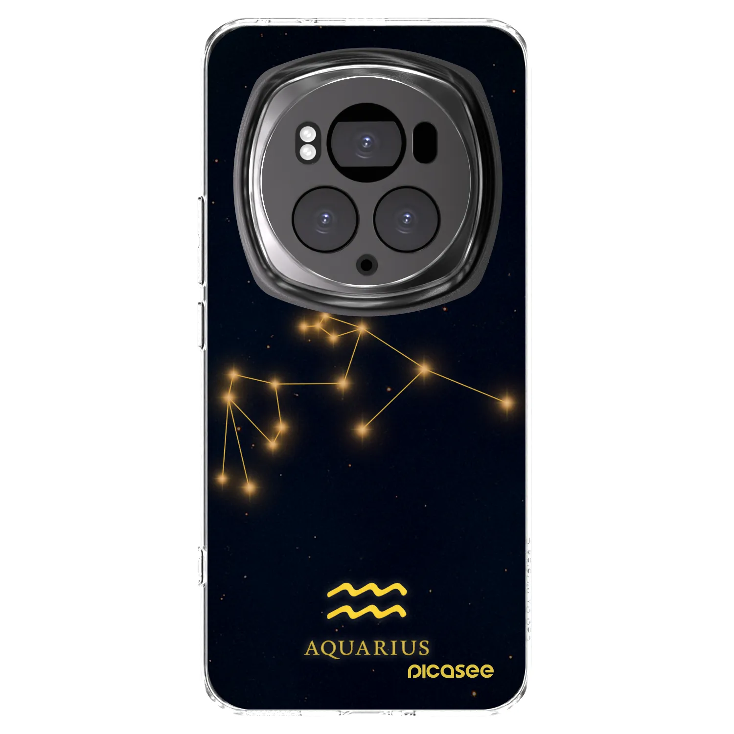Picasee silikonowe przeźroczyste etui na Honor Magic6 Pro - AQUARIUS