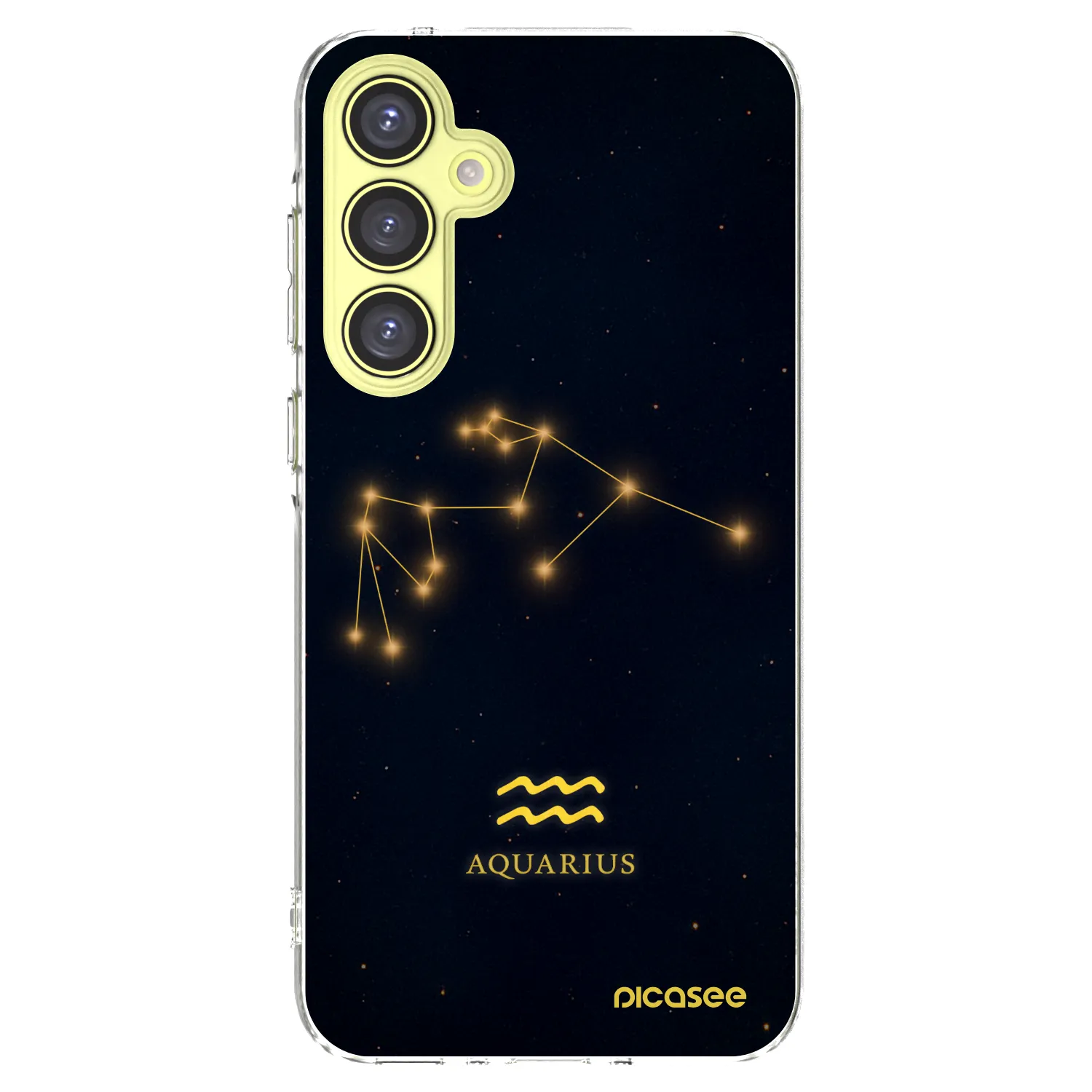 Picasee silikonowe przeźroczyste etui na Samsung Galaxy A35 5G A356B - AQUARIUS