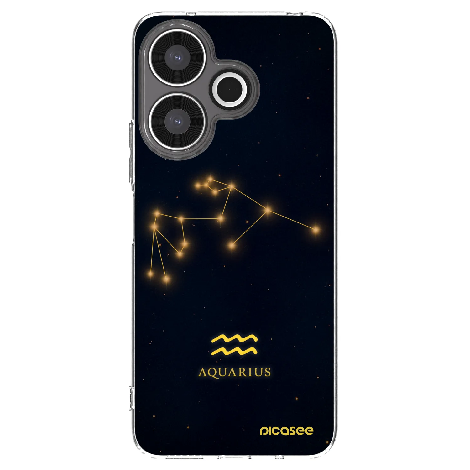 Picasee silikonowe przeźroczyste etui na Xiaomi Redmi 13 4G - AQUARIUS