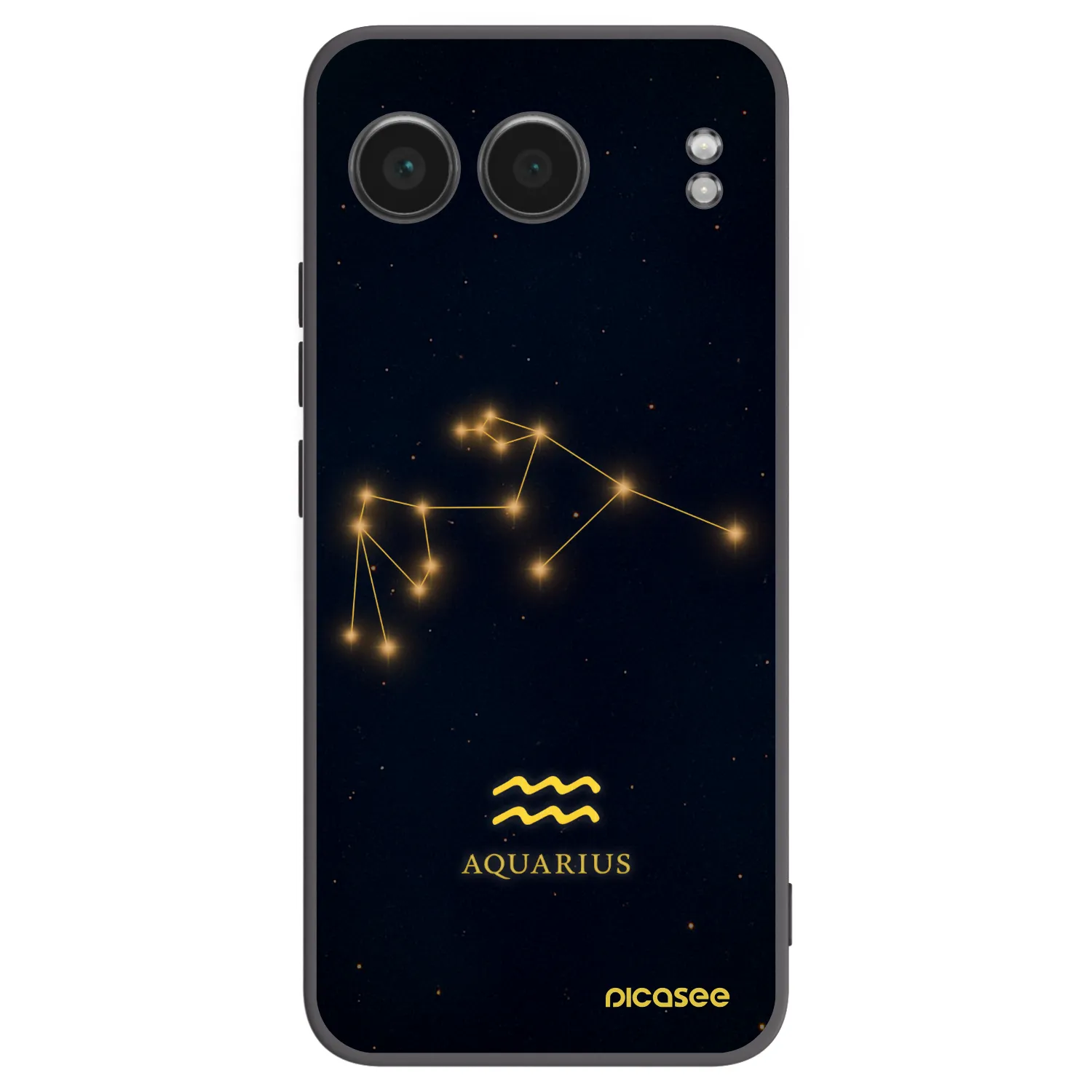 Picasee silikonowe czarne etui na OnePlus Nord 4 - AQUARIUS
