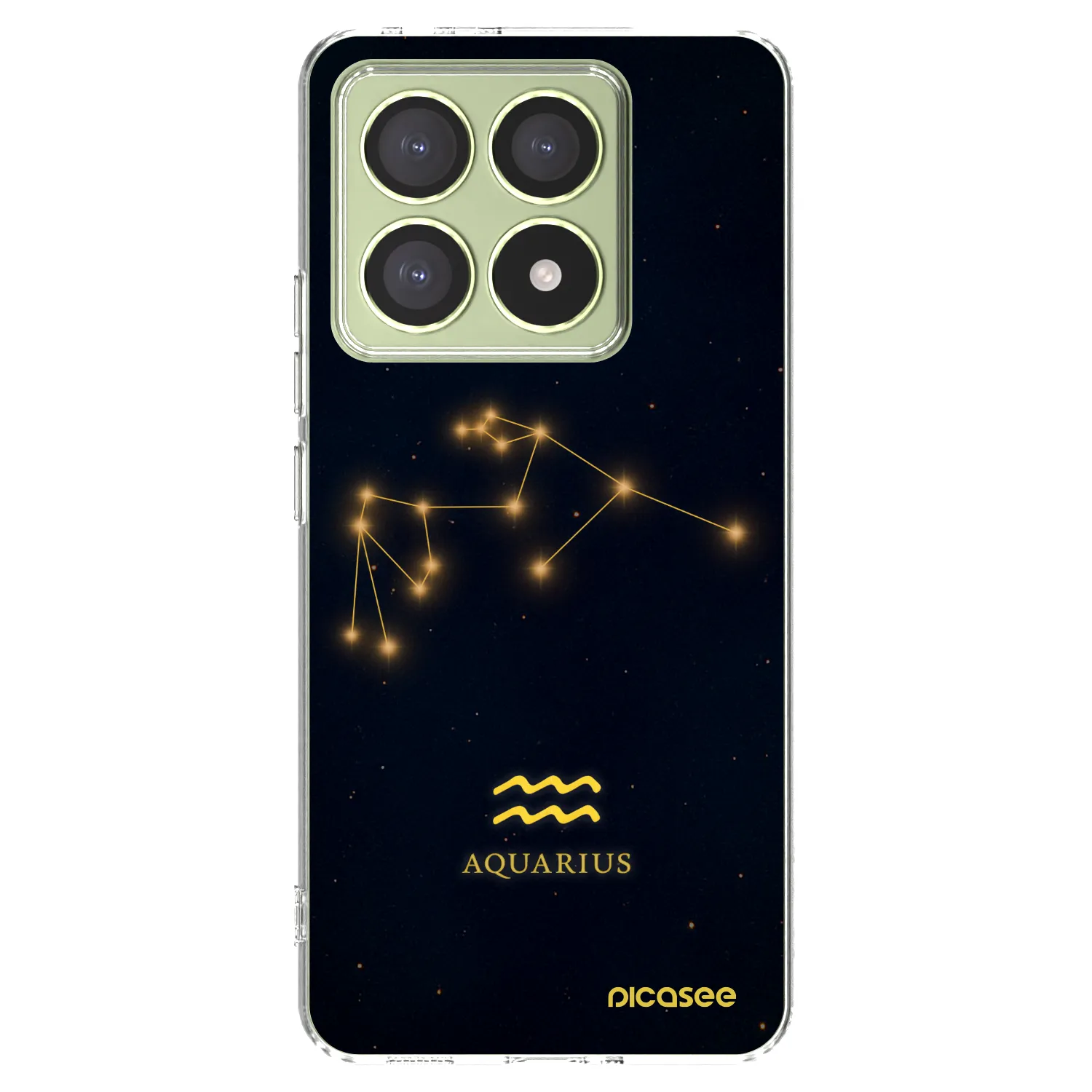 Picasee silikonowe przeźroczyste etui na Xiaomi 14T - AQUARIUS