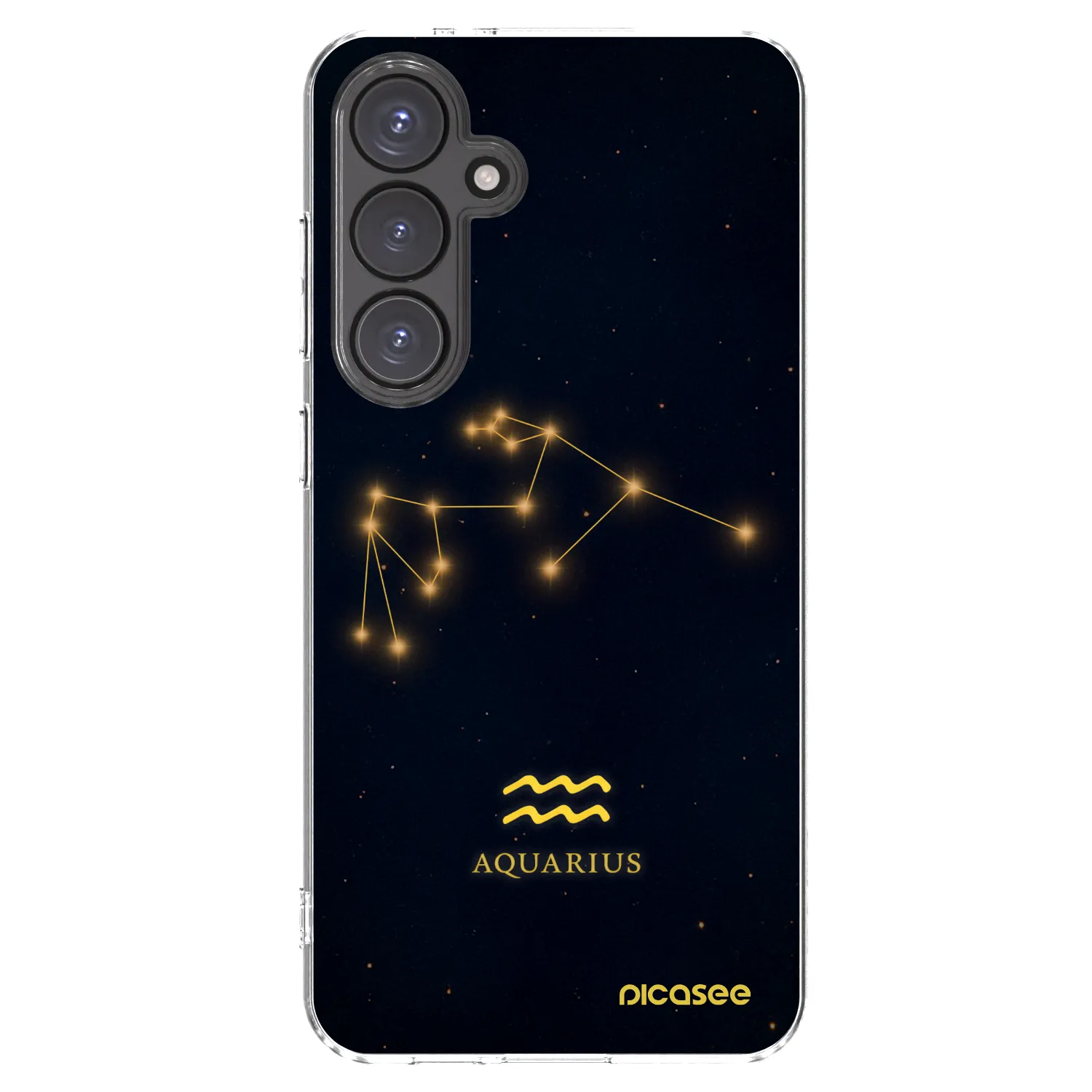 Picasee silikonowe przeźroczyste etui na Samsung Galaxy S24 FE S721B - AQUARIUS