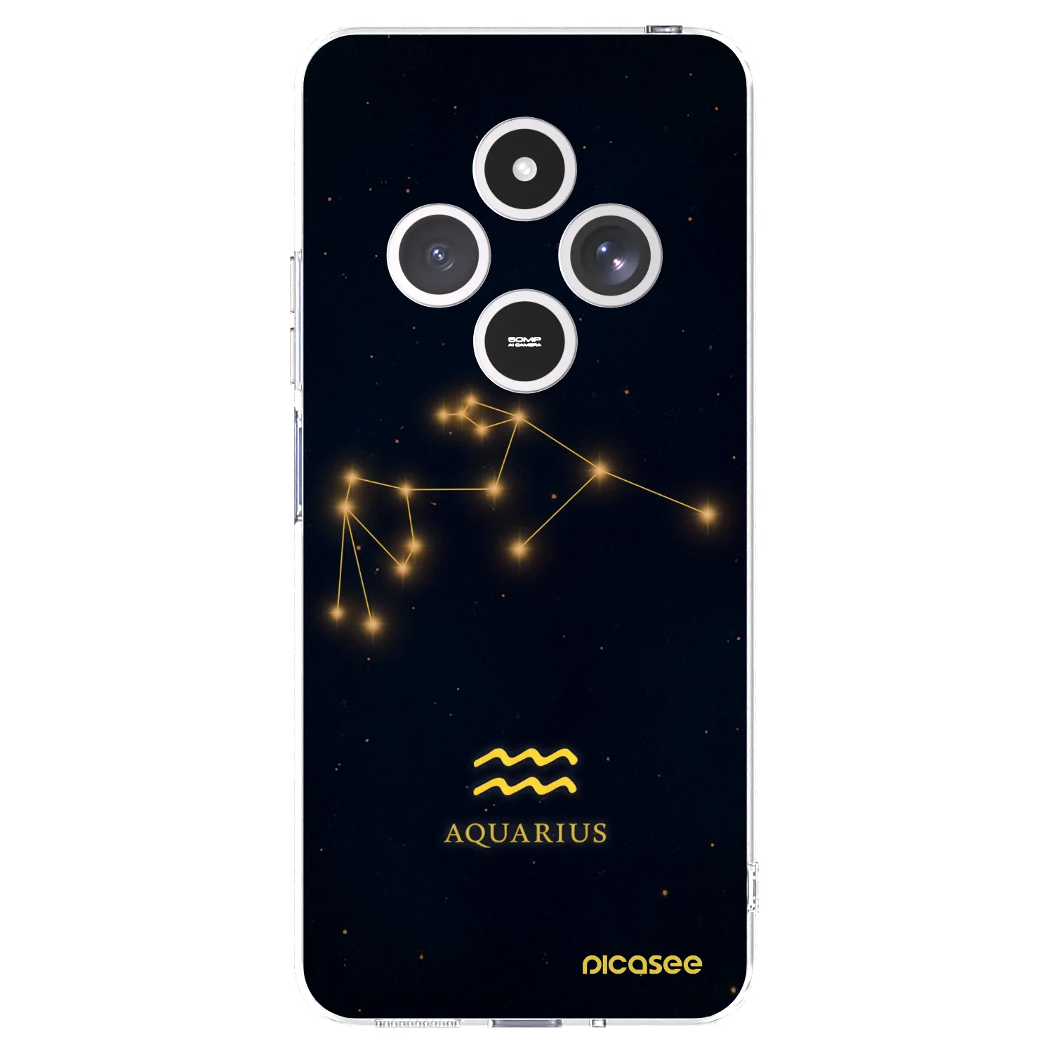 Picasee silikonowe przeźroczyste etui na Xiaomi Redmi 14C - AQUARIUS