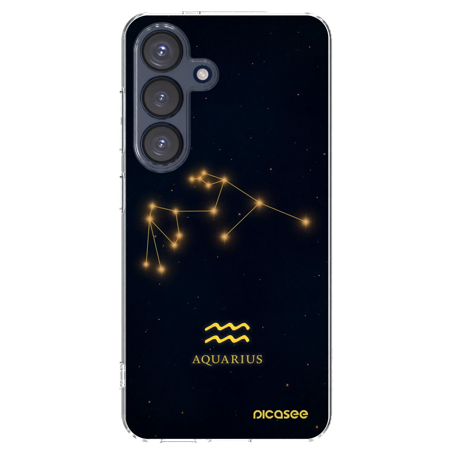 Picasee silikonowe przeźroczyste etui na Samsung Galaxy S25 5G - AQUARIUS