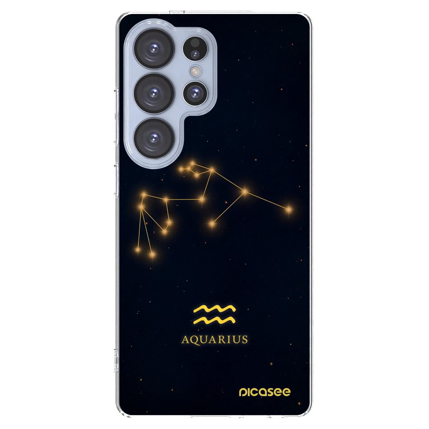 Picasee silikonowe przeźroczyste etui na Samsung Galaxy S25 Ultra 5G - AQUARIUS