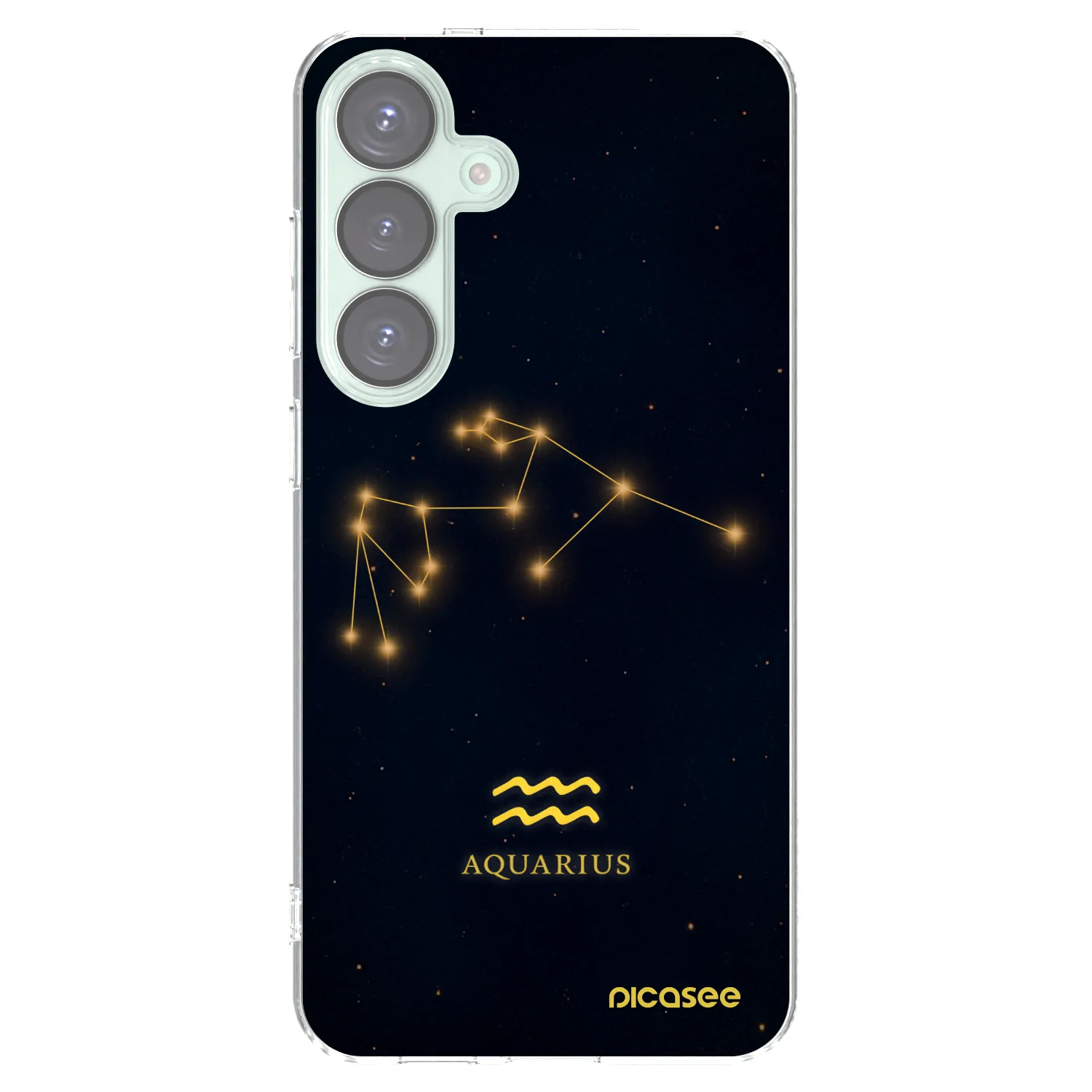 Picasee silikonowe przeźroczyste etui na Samsung Galaxy S25+ 5G - AQUARIUS