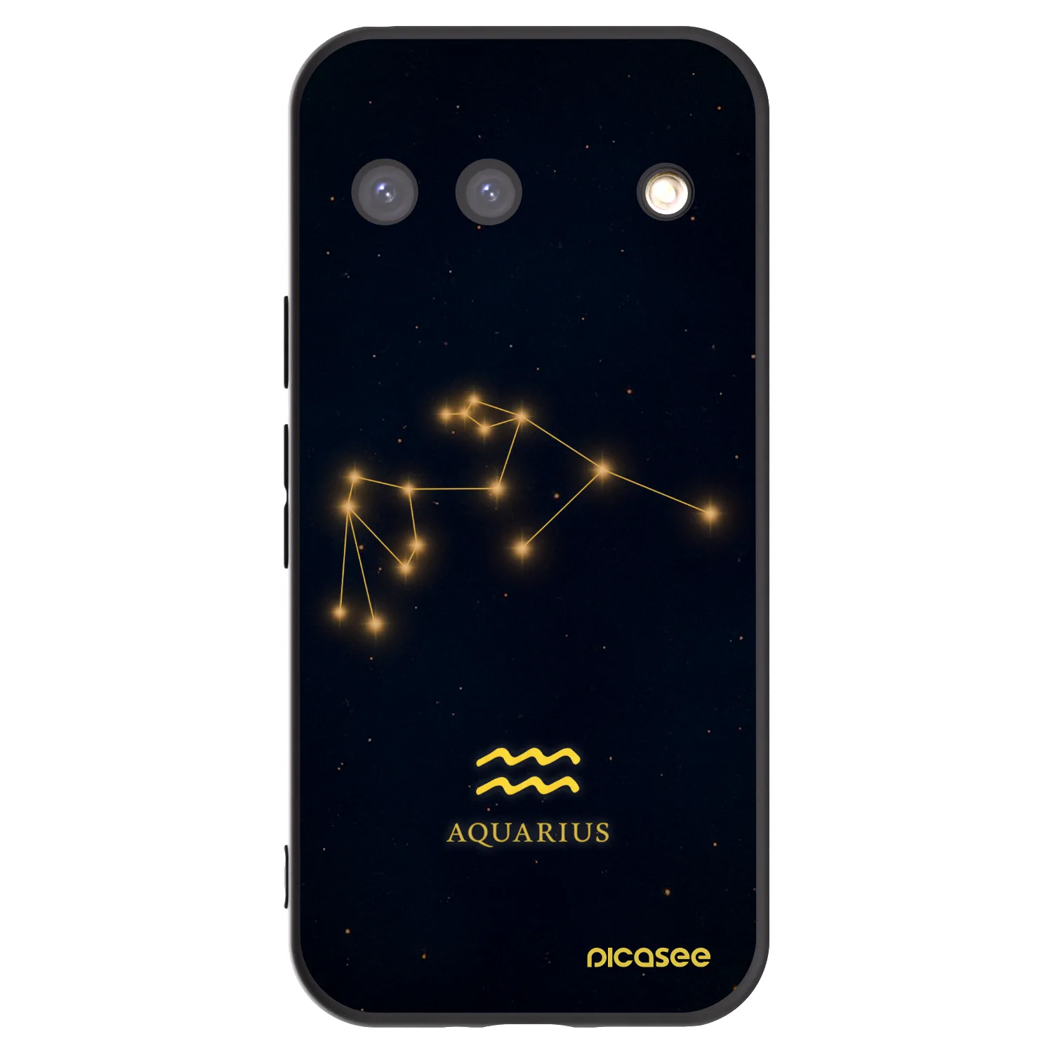 Picasee silikonowe czarne etui na Google Pixel 9 - AQUARIUS
