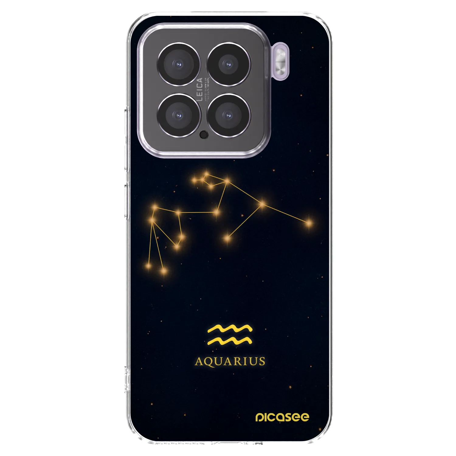 Picasee silikonowe przeźroczyste etui na Xiaomi 15 - AQUARIUS