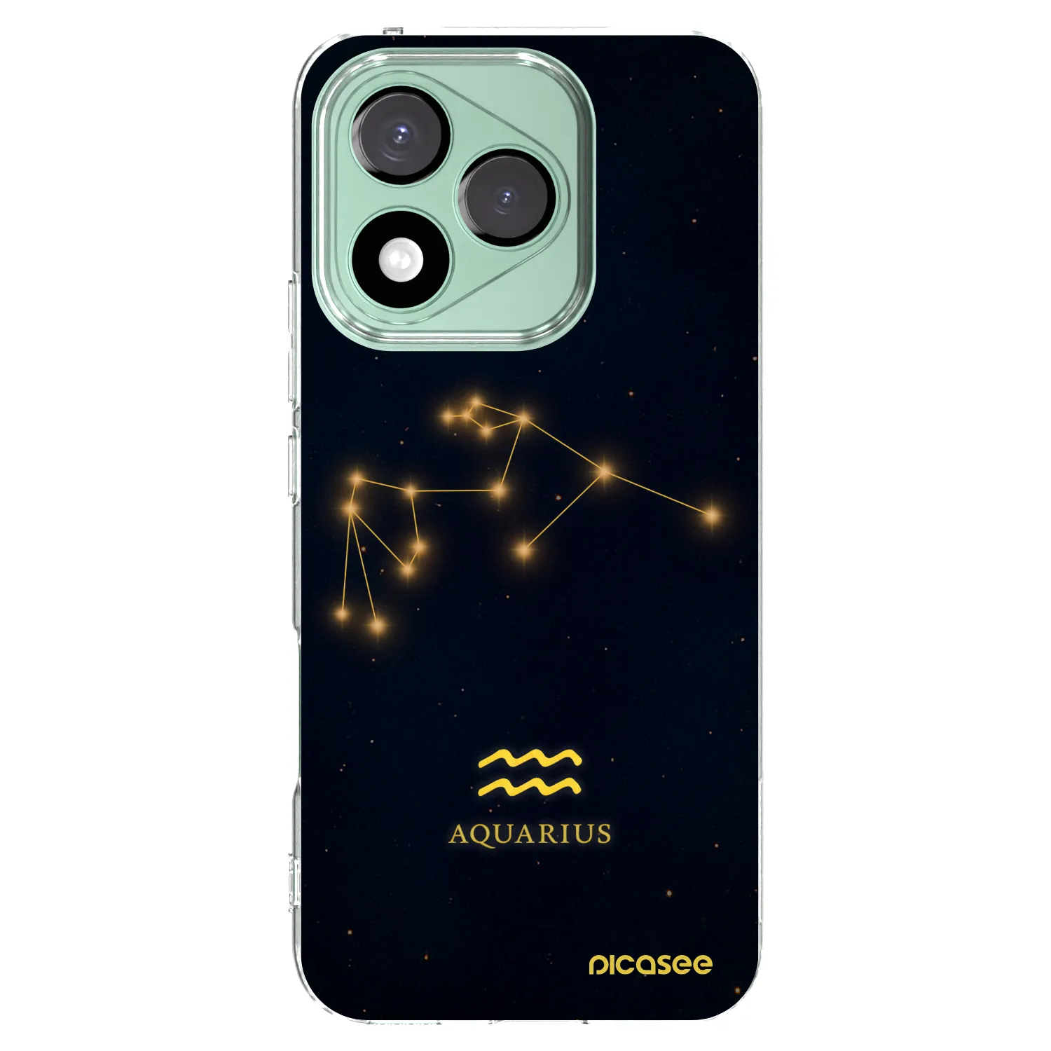 Picasee silikonowe przeźroczyste etui na Honor 400 Lite 5G - AQUARIUS