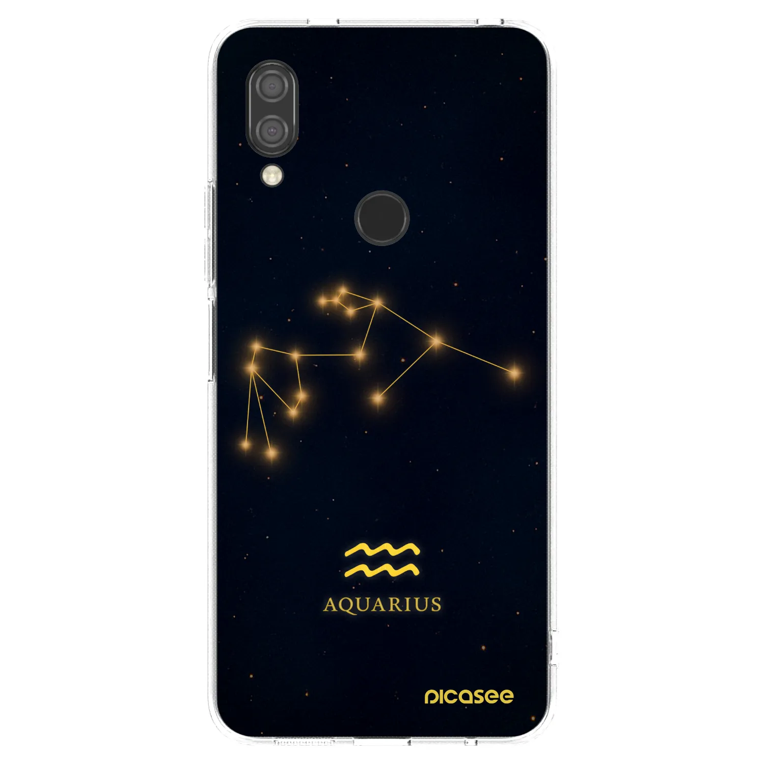 Picasee silikonowe przeźroczyste etui na Xiaomi Redmi 7 - AQUARIUS