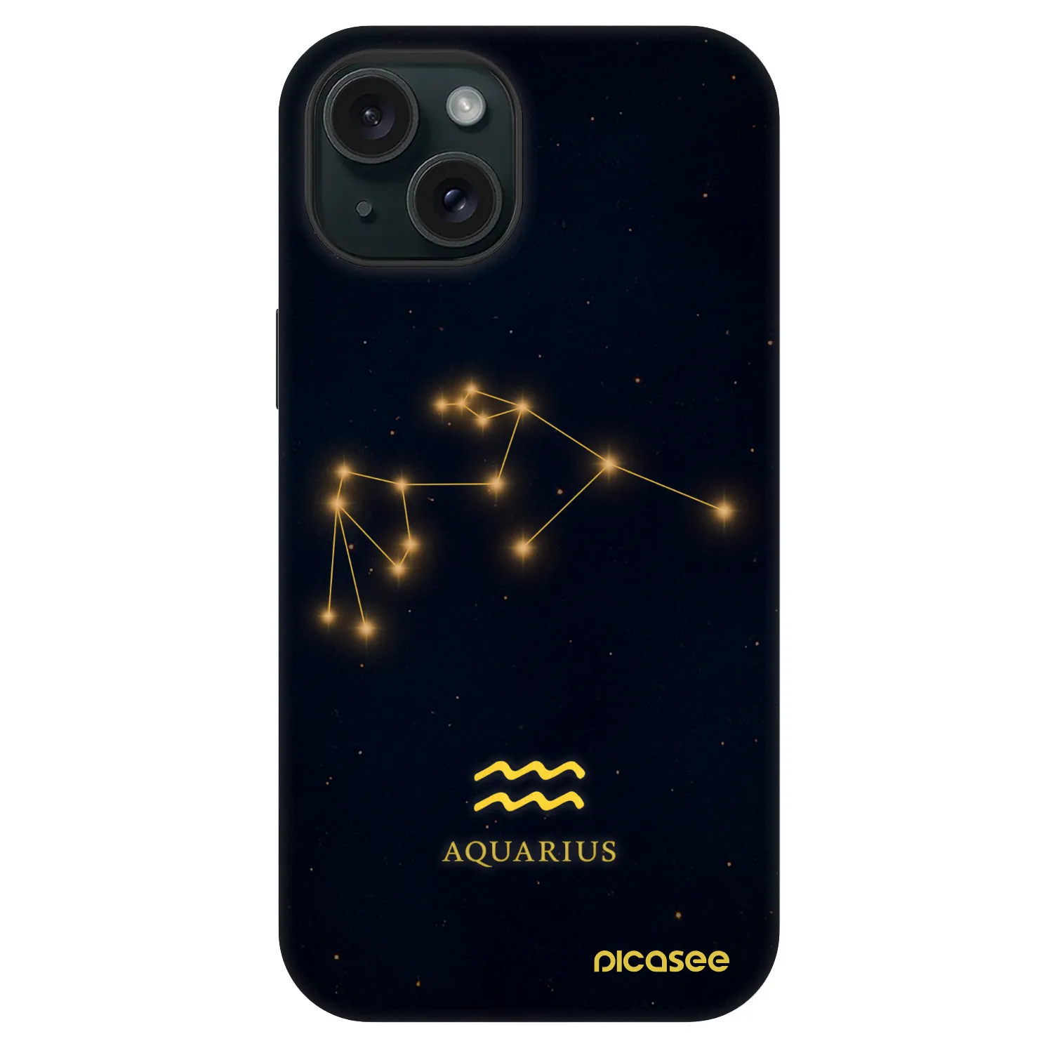 Picasee Fashion Case MagSafe na Apple iPhone 15 - AQUARIUS