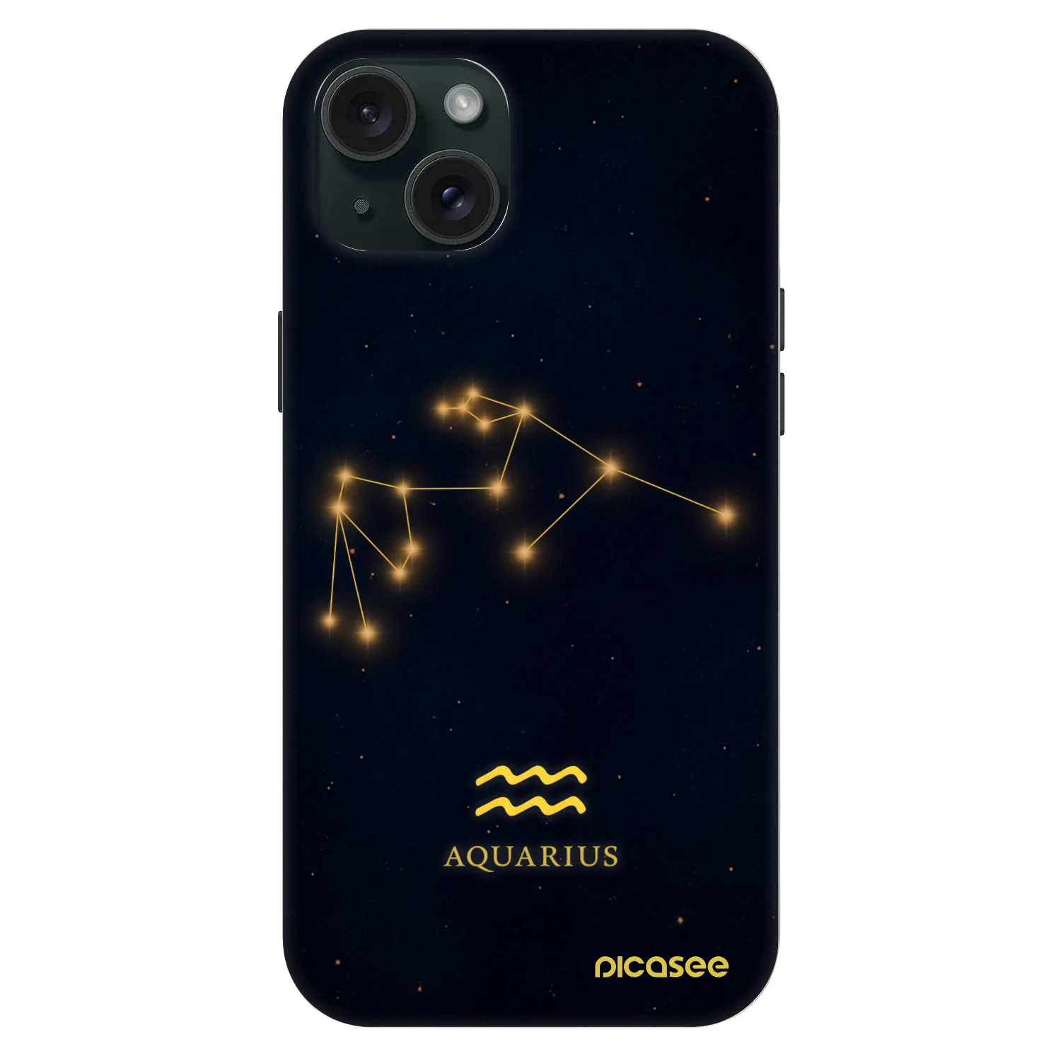 Picasee Fashion Case MagSafe na Apple iPhone 15 Plus - AQUARIUS