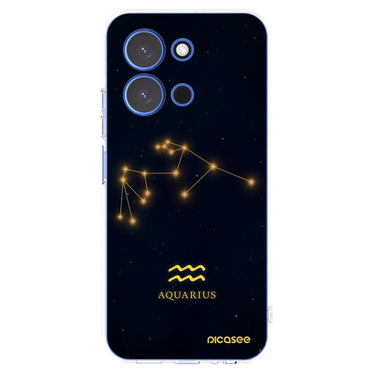 Picasee silikonowe przeźroczyste etui na Xiaomi Redmi 15C 4G - AQUARIUS