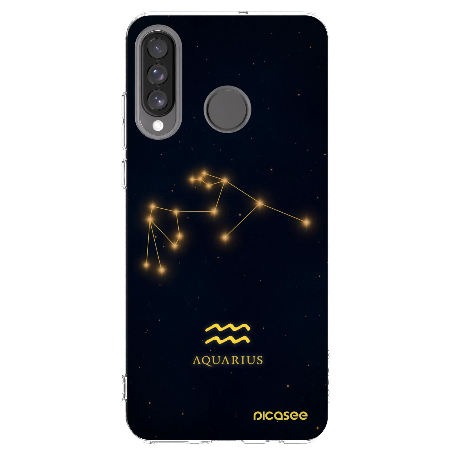 Picasee silikonowe przeźroczyste etui na Huawei P30 Lite - AQUARIUS