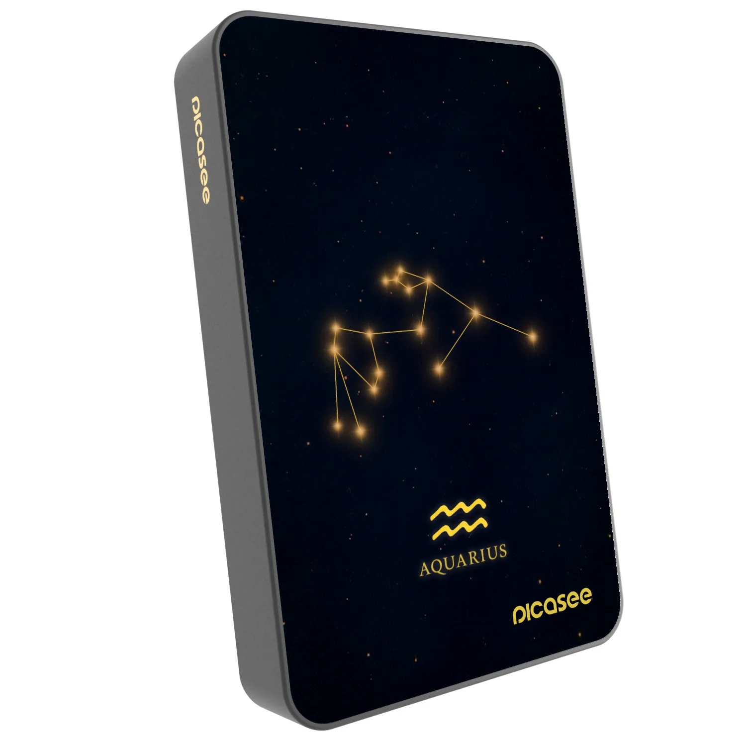 Picasee Powerbank z MagSafe 10 000 mAh Szary - AQUARIUS