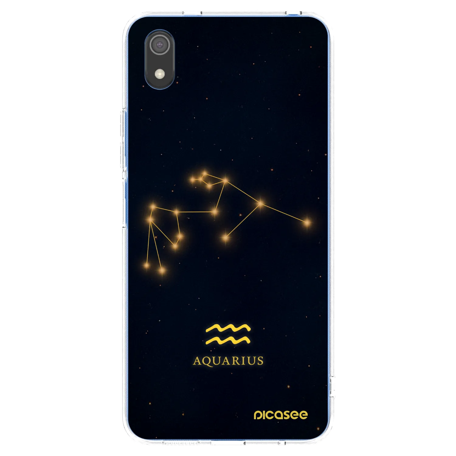 Picasee silikonowe przeźroczyste etui na Xiaomi Redmi 7A - AQUARIUS