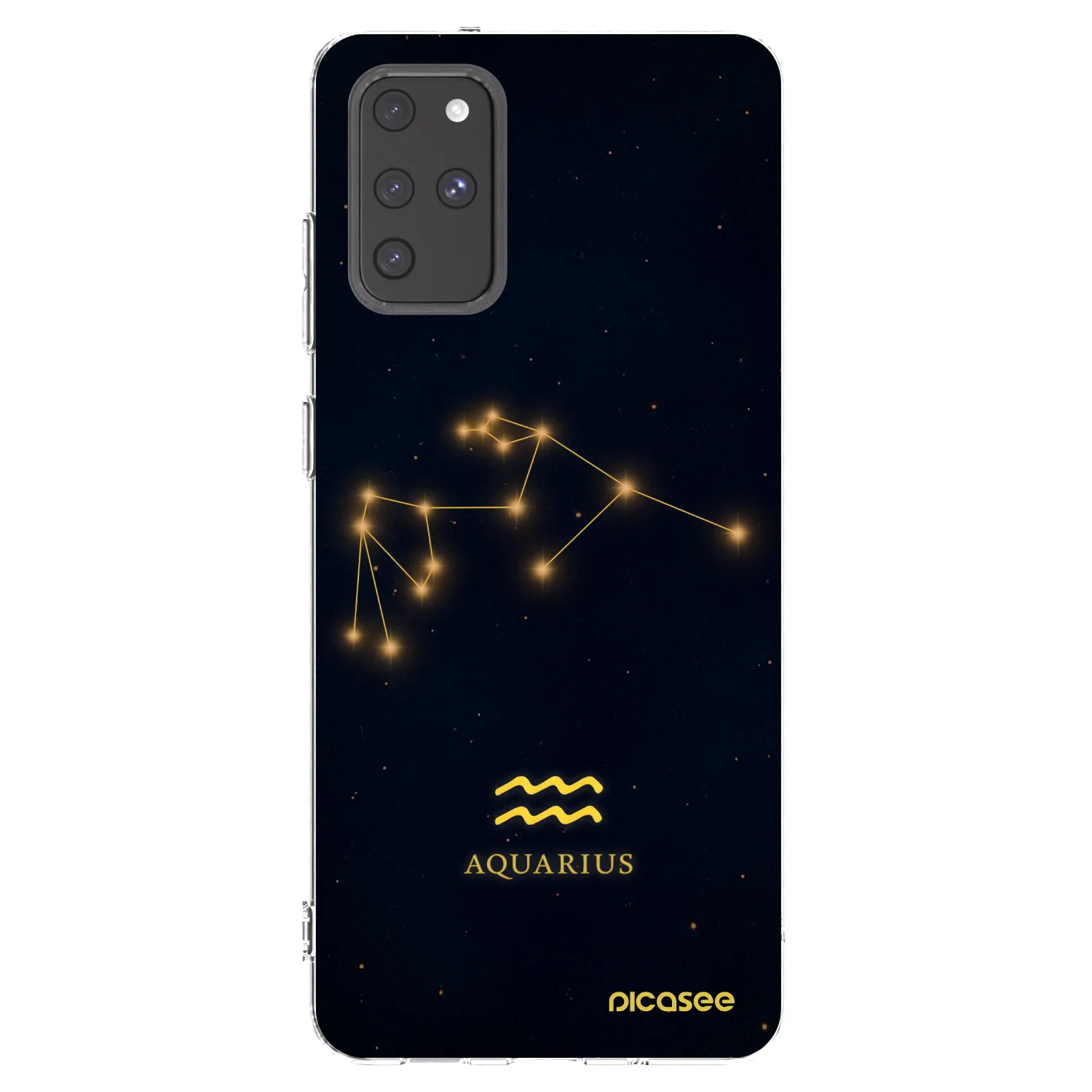 Picasee silikonowe przeźroczyste etui na Samsung Galaxy S20+ G985F - AQUARIUS