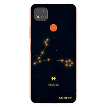 Picasee silikonowe przeźroczyste etui na Xiaomi Redmi 9C - PISCES