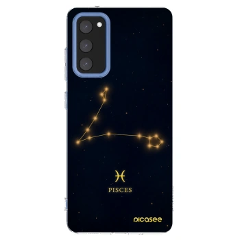 Picasee silikonowe przeźroczyste etui na Samsung Galaxy S20 FE - PISCES