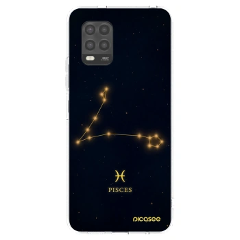 Picasee silikonowe przeźroczyste etui na Xiaomi Mi 10 Lite - PISCES