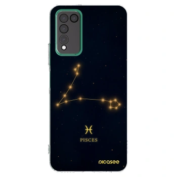 Picasee silikonowe przeźroczyste etui na Honor 10X Lite - PISCES